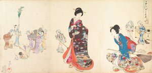 Chiyoda Kasteel Album van Vrouwen door Chikanobu Yoshu