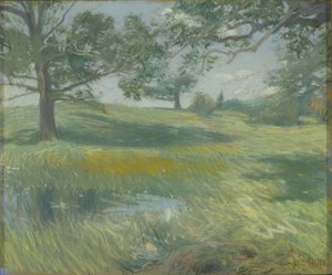 Weiden, c.1900-10 door Childe Frederick Hassam