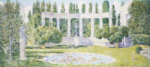 De Bartlett-tuinen, Amagansett door Childe Frederick Hassam