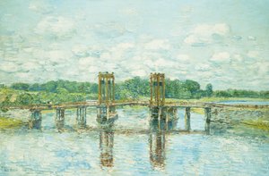 De tolbrug, New Hampshire, nabij Exeter