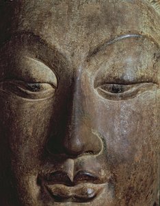Hoofd van een Bodhisattva door Chinese School