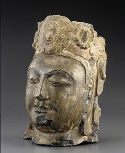 Hoofd van de Bodhisattva Mahasthamaprapta (Ta-shih-chih)