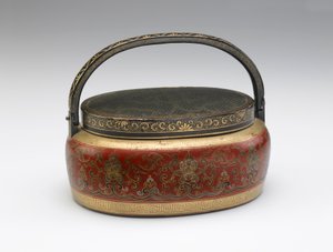 Gelakte handwarmer, laat 18e-19e eeuw