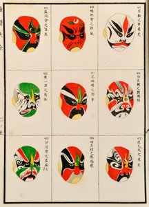 Make-up ontwerpen voor Chinese operakarakters