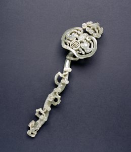 Ruyi scepter (celadon steen)