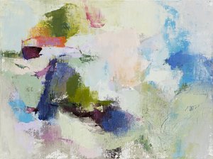 Abstracte compositie, 2020 (olieverf op doek) door Ching Fun Tso