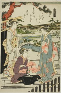 Komachi, uit de serie "Zes Onsterfelijke Dichters (Rokkasen)"