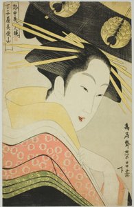 Misayama van de Chojiya, uit de serie Schoonheden van de gelicentieerde wijk