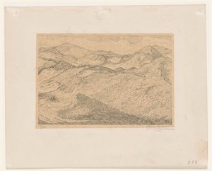 Duinlandschap door Chris Lebeau (signed by artist)