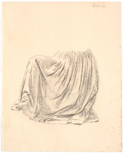 Draperiestudie door Christen Købke