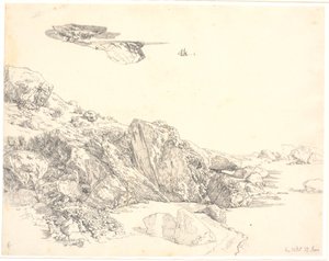 Rotsstudie van Capri