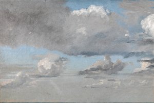 Studie van wolken door Christen Købke