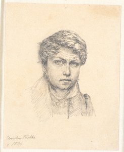 Zelfportret van de kunstenaar door Christen Købke