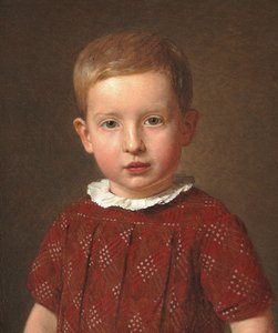 Johan Jacob Krohn als kind, 1846