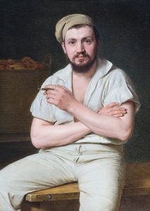 Portret van Wilhelm Bendz, circa 1830