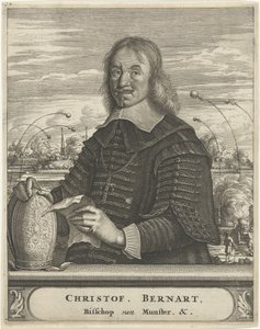 Portret van Christoph Bernhard von Galen, bisschop van Münster