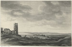 Landschap met ruïne
