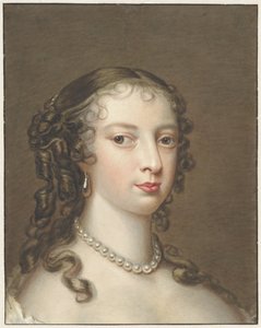 Portret van een vrouw door Christiaan Kramm