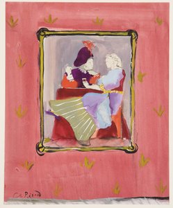 Een verkleed stel, c.1935-45 door Christian Bérard