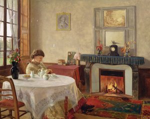 Interieur door Christian Eriksen Skredsvig