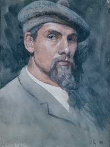 Zelfportret door Christian Eriksen Skredsvig
