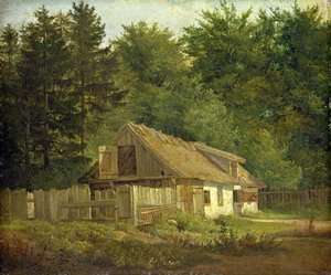 Een Huis in het Frederiksdal Bos bij Kopenhagen, 1828