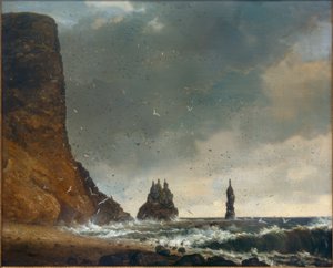 Rotsachtige kustlandschap op IJsland door Christian Ezdorf