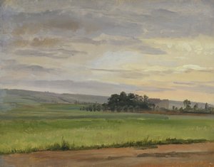 Een Korenveld bij Dresden, 1833 door Christian Friedrich Gille