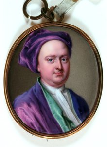 Edward Lord Harley, 1719 door Christian Friedrich Zincke