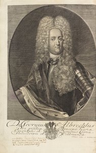 Portret van prins George Albert van Oost-Friesland 1690-1734, 1720