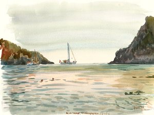 Corfu Jachten Voor Anker
