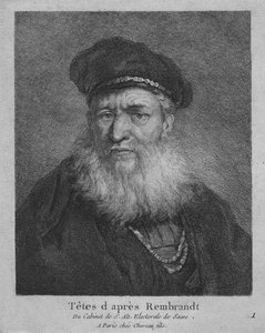 Hoofden naar Rembrandt, 1770