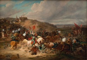 Daniel Rantzau neemt Tureby Bro in Skåne in tijdens de Zevenjarige Oorlog 1563-1570 door Christian Holm
