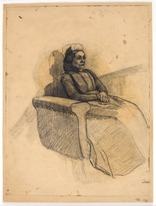Dame op de bank door Christian Kongstad Petersen