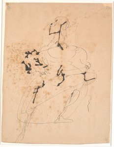 Staande vrouwenfiguur door Christian Kongstad Petersen