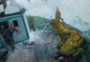Alle mannen aan dek door Christian Krohg
