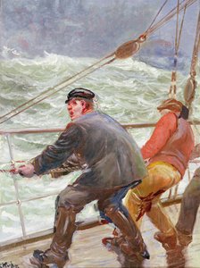 Windward Hijsen door Christian Krohg