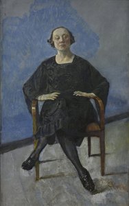 Naima Wifstrand, de actrice door Christian Krohg