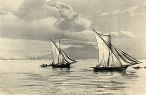 In de Baai van Napels, 1898