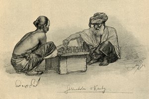Geldschieter, Kandy, Ceylon