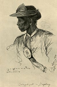 Politieagent, Magalang, Java, 1898 door Christian Wilhelm Allers