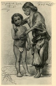 Singalese meisjes, Kandy, Ceylon, 1898