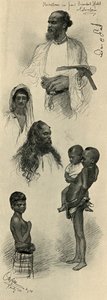 Studies van mensen, Ceylon