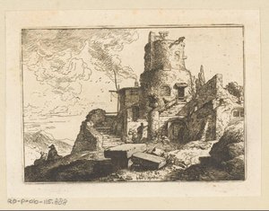Landschap met uitkijktoren