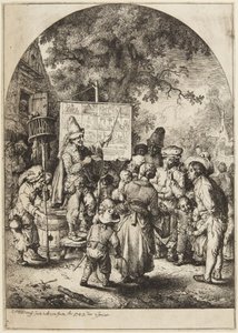 De balladezanger door Christian Wilhelm Ernst Dietrich