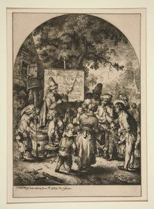 De kwakzalver door Christian Wilhelm Ernst Dietrich