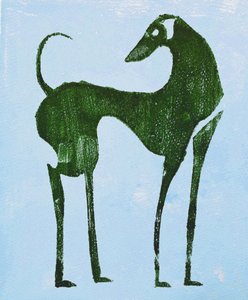 Elegante woestijnhond