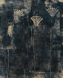 Blauwgroene bloemen