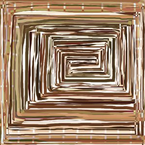 Aardse spiraalvormige geometrie