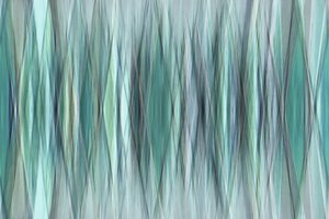 Vloeiende blauwgroene lijnen door Christina Sillen